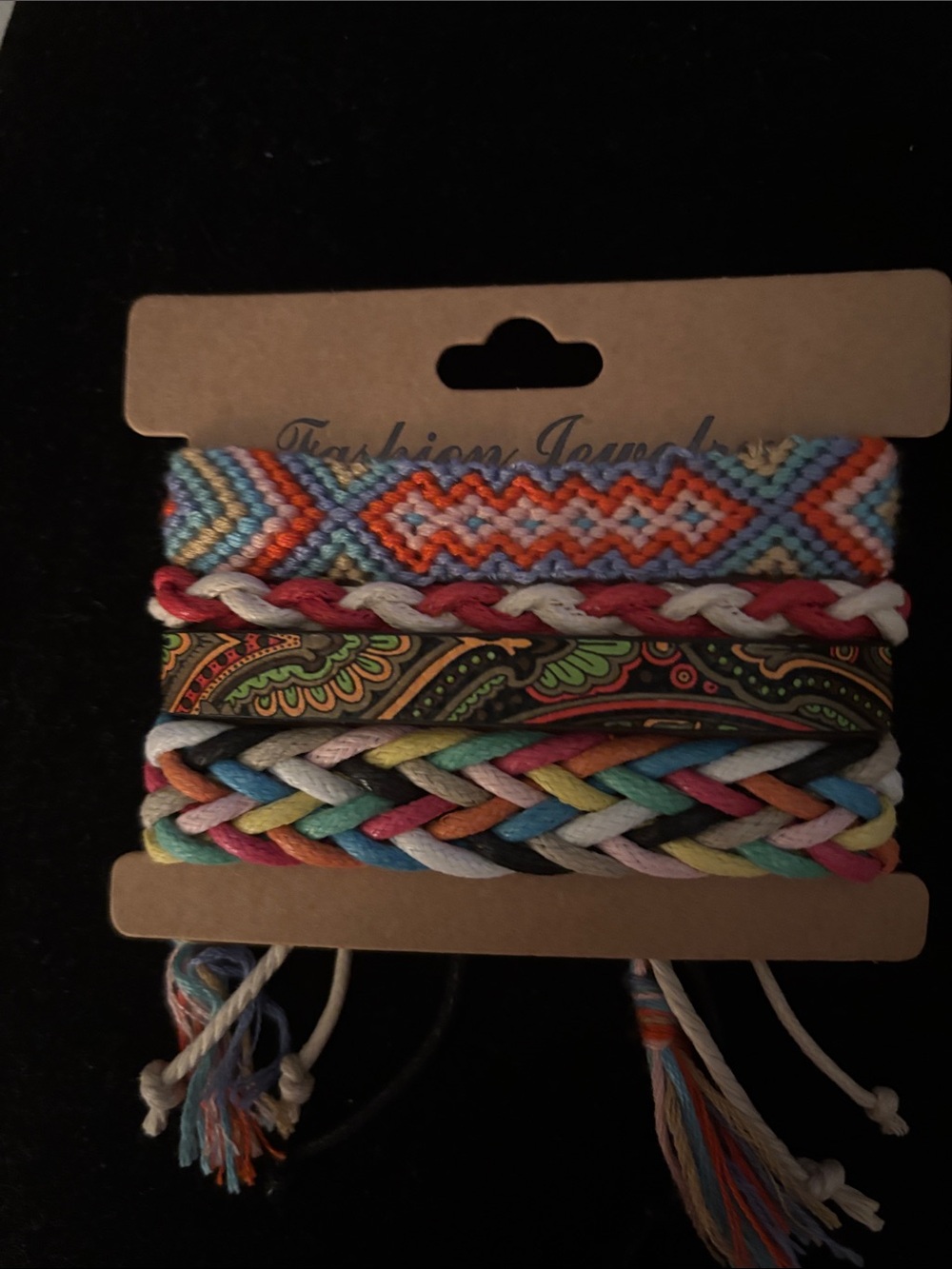 Boho Multicolor Friendship Bracelet Set